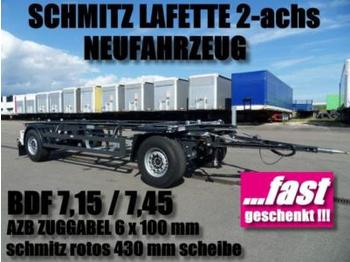 Schmitz AWF 18 / AZB ZUGGABEL 430 scheibe NEU - Portacontenedore/ Intercambiable remolque