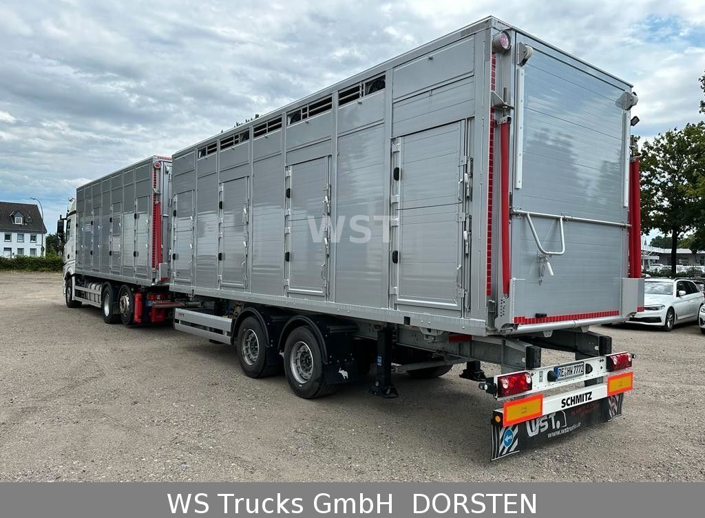 Transporte de ganado remolque Schmitz Cargobull BDF Menke Einstock "Neu Tandem: foto 7