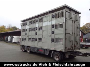 Finkl 3 Stock Ausahrbares Dach Vollalu Typ 2  - Transporte de ganado remolque