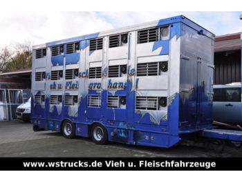 Finkl 3 Stock  "Tandem"  Hubdach  - Transporte de ganado remolque