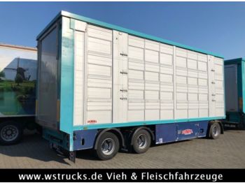 Finkl 4  Stock Lift Waage Hubdach  Vollalu Typ 2  - Transporte de ganado remolque