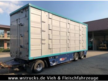 Finkl 4  Stock Lift Waage Hubdach  Vollalu Typ 2  - Transporte de ganado remolque