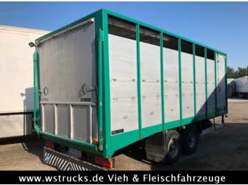 Finkl Tandem Einstock 10to  - Transporte de ganado remolque