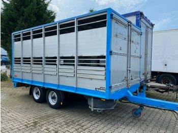 Finkl Tandem Einstock 10to  - Transporte de ganado remolque
