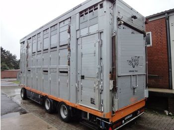 KABA 3 Stock Ausfahrbares Dach  - Transporte de ganado remolque