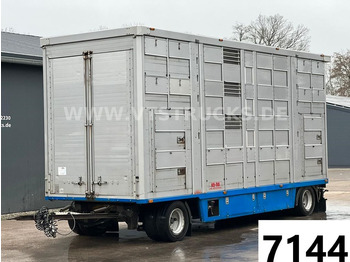 Ka-Ba 4.Stock Anhänger Aggregat, Tränke, Hubdach  - Transporte de ganado remolque