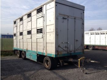 Pezzaioli 2 Stock Hubdach , Durchladen  - Transporte de ganado remolque