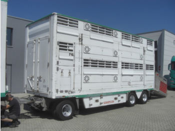 Pezzaioli 3 Stock Viehanhänger / Hubdach  - Transporte de ganado remolque