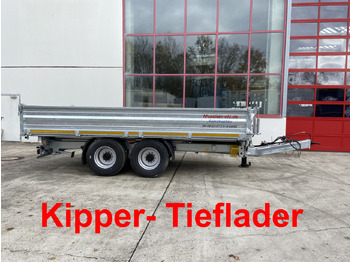 Möslein TTD 14  5,70 m  14 t Tandem- Kipper Tieflader 5,70 m lang, Breite Reifen-- Neufahrzeug -- - Volquete remolque