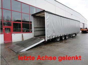 Góndola rebajadas semirremolque para transporte de equipos pesados 3 Achs Mega- Satteltieflader mit Staplerrampe: foto 1
