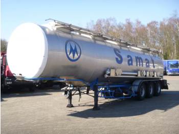 Cisterna semirremolque para transporte de substancias químicas BSLT Chemical tank inox 34 m3 / 4 comp: foto 1