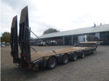 Góndola rebajadas semirremolque Broshuis 4-axle semi-lowbed trailer 71t + ramps + extendable: foto 4