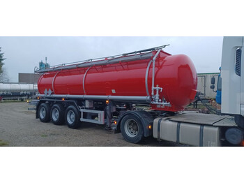 Cisterna semirremolque Burg 22500 L ADR Tanktrailer, ACID Carbon St52-3 Coated: foto 1