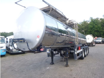 Clayton Food tank inox 23.5 m3 / 1 comp - Cisterna semirremolque