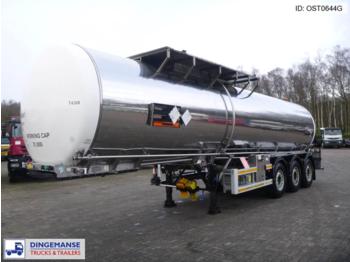 Crossland Bitumen tank inox 31.8 m3 / 1 comp - Cisterna semirremolque