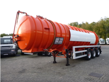 Crossland Vacuum tank alu 33 m3 / 1 comp + pump - Cisterna semirremolque