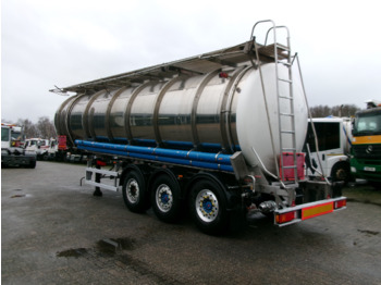 Cisterna semirremolque para transporte de substancias químicas Clayton Chemical tank inox 37.5 m3 / 1 comp: foto 3