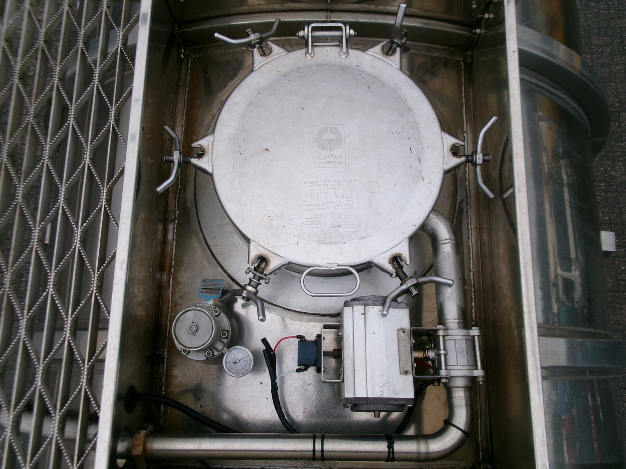 Cisterna semirremolque para transporte de substancias químicas Clayton Chemical tank inox 37.5 m3 / 1 comp: foto 11