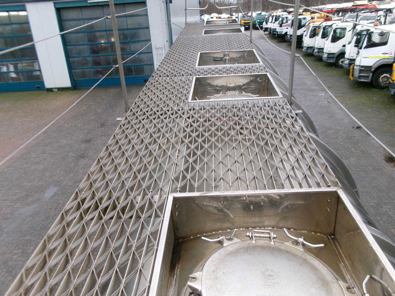 Cisterna semirremolque para transporte de substancias químicas Clayton Chemical tank inox 37.5 m3 / 1 comp: foto 10