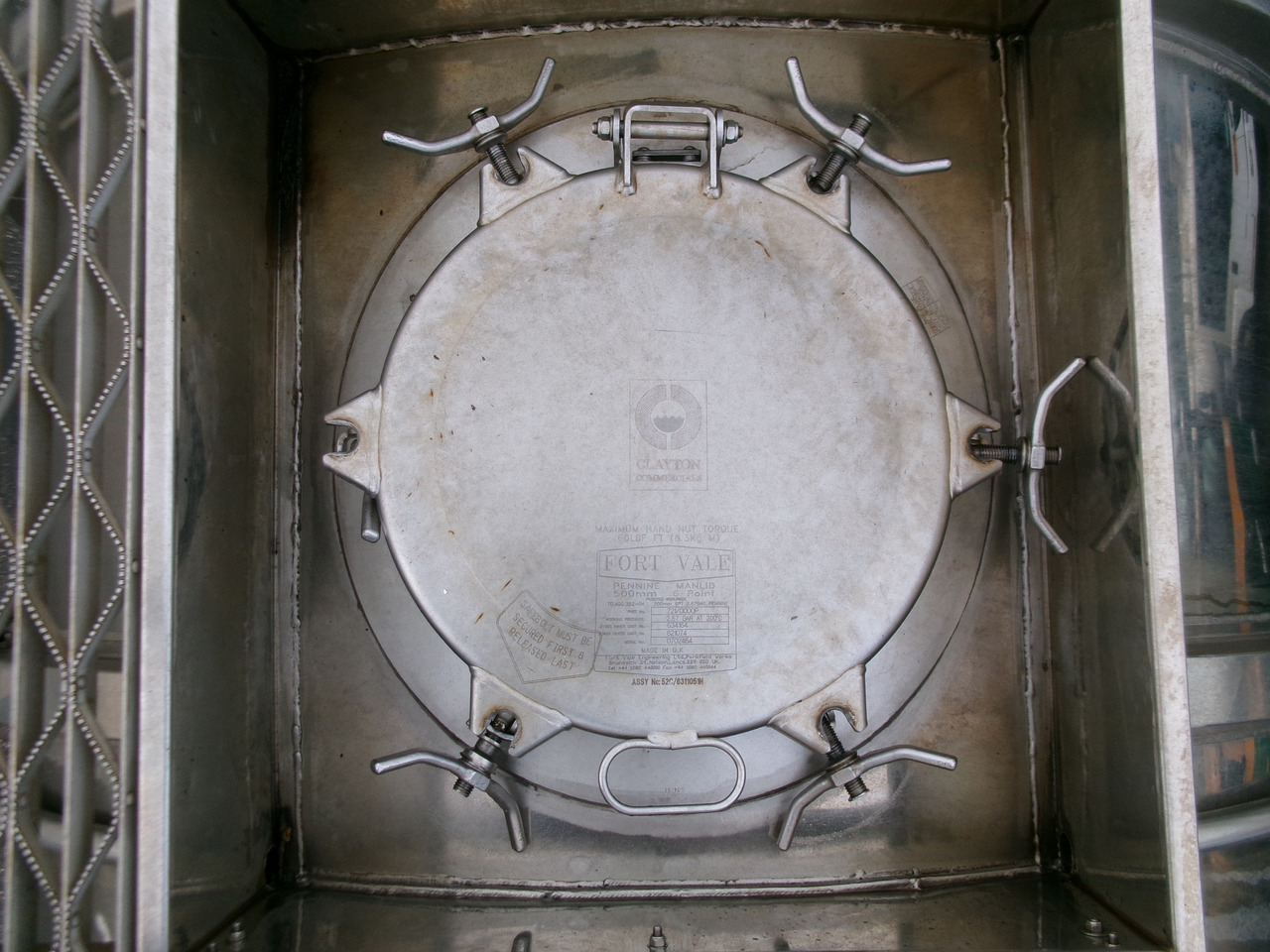 Cisterna semirremolque para transporte de substancias químicas Clayton Chemical tank inox 37.5 m3 / 1 comp: foto 23