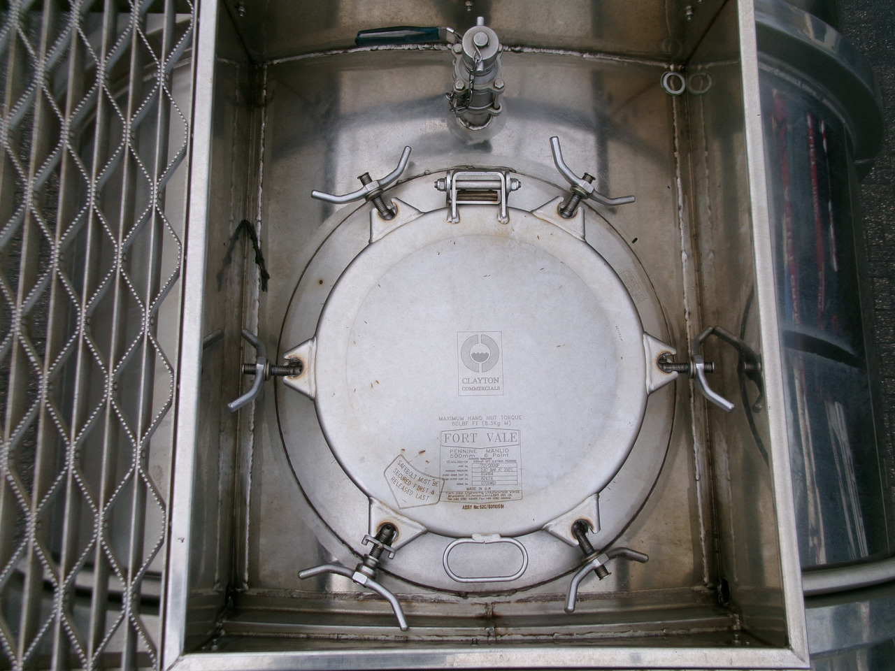 Cisterna semirremolque para transporte de substancias químicas Clayton Chemical tank inox 37.5 m3 / 1 comp: foto 17