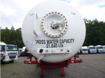 Cisterna semirremolque para transporte de gas Clayton Gas tank steel 31.8 m3 (low pressure 10 bar): foto 5