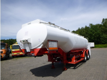 Cisterna semirremolque para transporte de combustible Crane Fruehauf Lube oil tank alu 25 m3 / 8 comp + pump/counter: foto 1