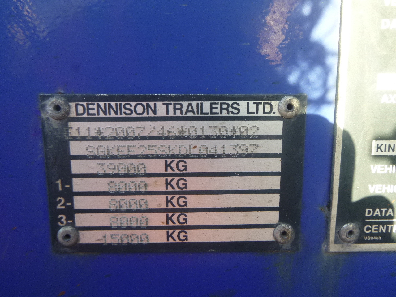 Portacontenedore/ Intercambiable semirremolque Dennison 3-axle container trailer 20-30-40-45 ft: foto 13