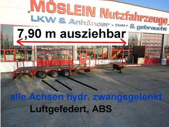 Góndola rebajadas semirremolque para transporte de equipos pesados Doll 3 Achs Mega - Satteltieflader, ausziehbar 7,9 m: foto 1