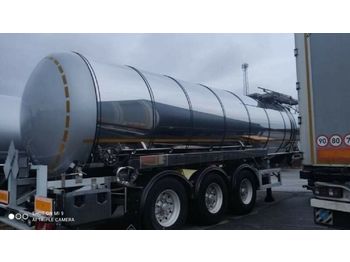 Cisterna semirremolque para transporte de substancias químicas FELDBINDER TSA 30.3-1 L4BH ADR: foto 1