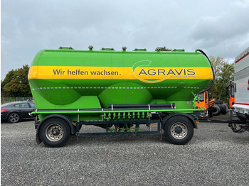 Cisterna semirremolque para transporte de materiales áridos Feldbinder 2 Achs Futtermittel Silo leichter!! Unfall: foto 1