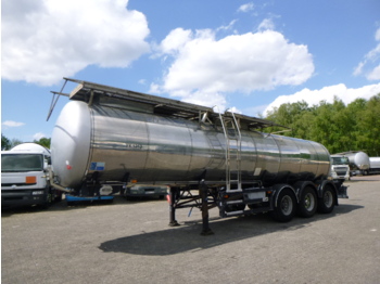 Cisterna semirremolque para transporte de alimentos Feldbinder Food tank inox 23.5 m3 / 1 comp + pump: foto 1