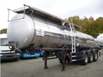 Cisterna semirremolque para transporte de alimentos Feldbinder Food tank inox 23 m3 / 1 comp: foto 1