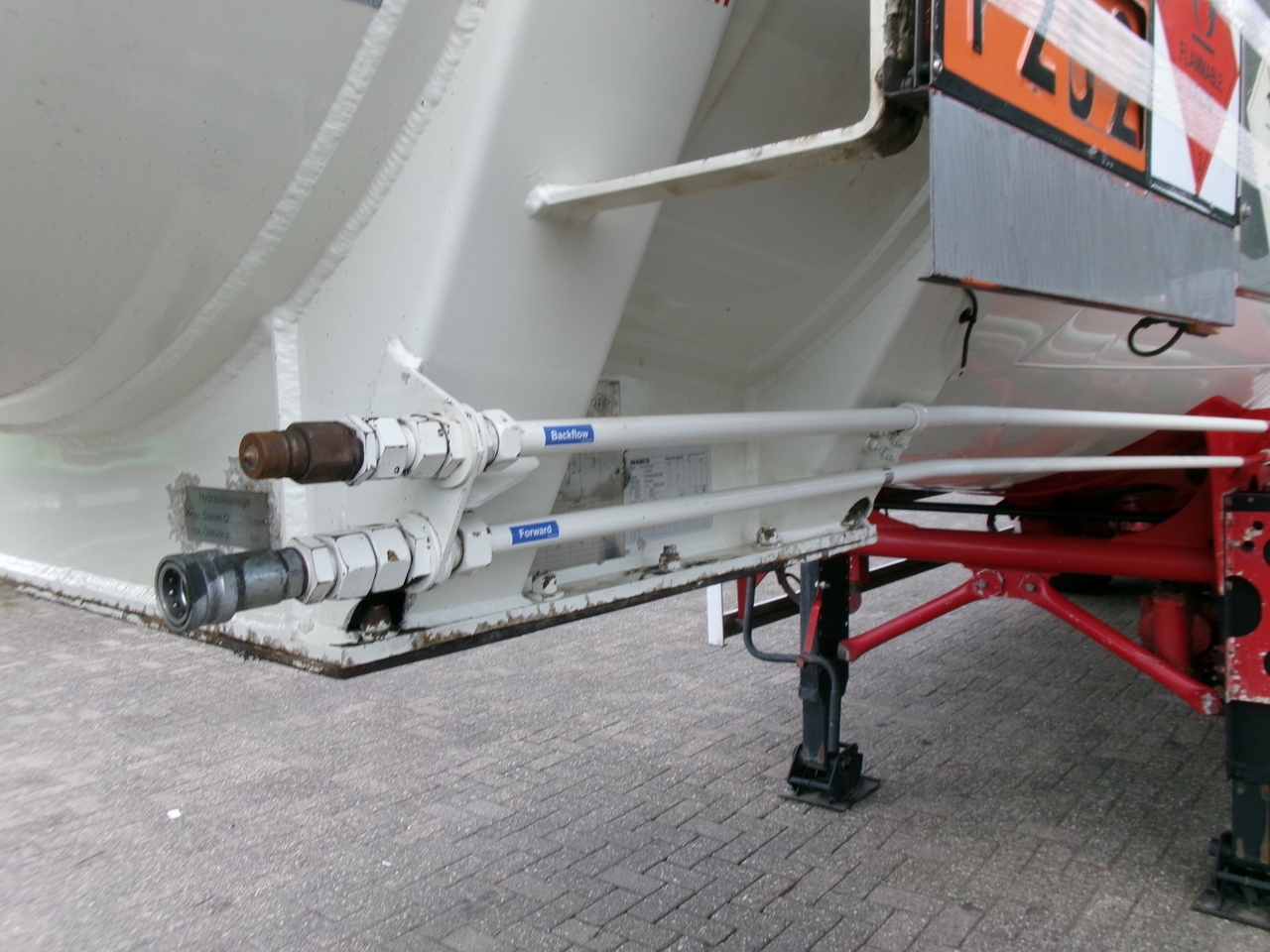 Cisterna semirremolque para transporte de combustible Feldbinder Fuel tank alu 44.6 m3 + pump: foto 8