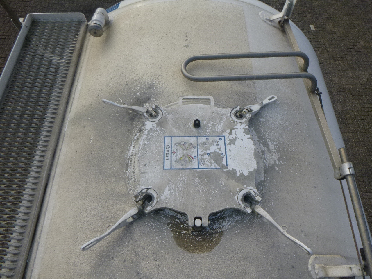 Cisterna semirremolque para transporte de harina Feldbinder Powder tank alu alu 49 m3 / 1 comp: foto 31