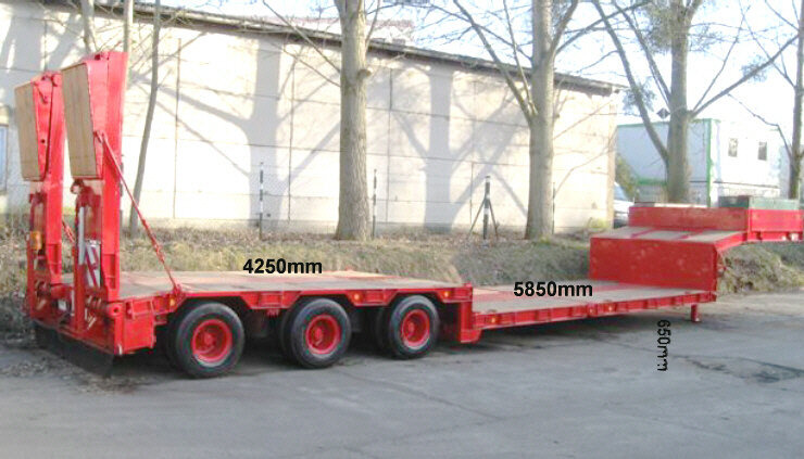 Góndola rebajadas semirremolque para transporte de equipos pesados Goldhofer STZ -TL3-32/80 Goldhofer STZ-TL3-32/80 Nutzlast: 35 to., 5,85 m Tiefbett: foto 10