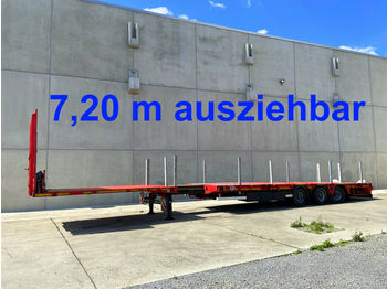 Goldhofer  3 Achs Mega Satteltieflader, 7,20 m ausziehbar  - Góndola rebajadas semirremolque