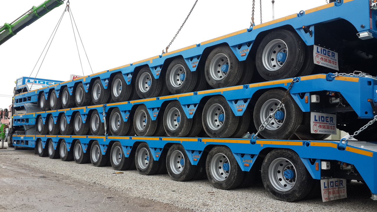 Góndola rebajadas semirremolque LIDER 2023 YEAR NEW MODELS containeer flatbes semi TRAILER FOR SALE: foto 17