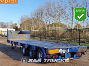 Netam-Fruehauf 3 axles Steelsuspension Hartholz-Boden - Góndola rebajadas semirremolque