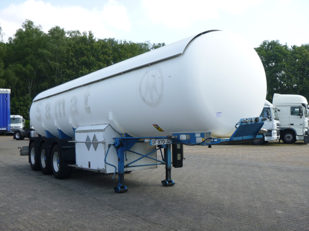 Cisterna semirremolque para transporte de gas Guhur Low-pressure gas tank steel 31.5 m3 / 10 bar (methyl chloride): foto 2