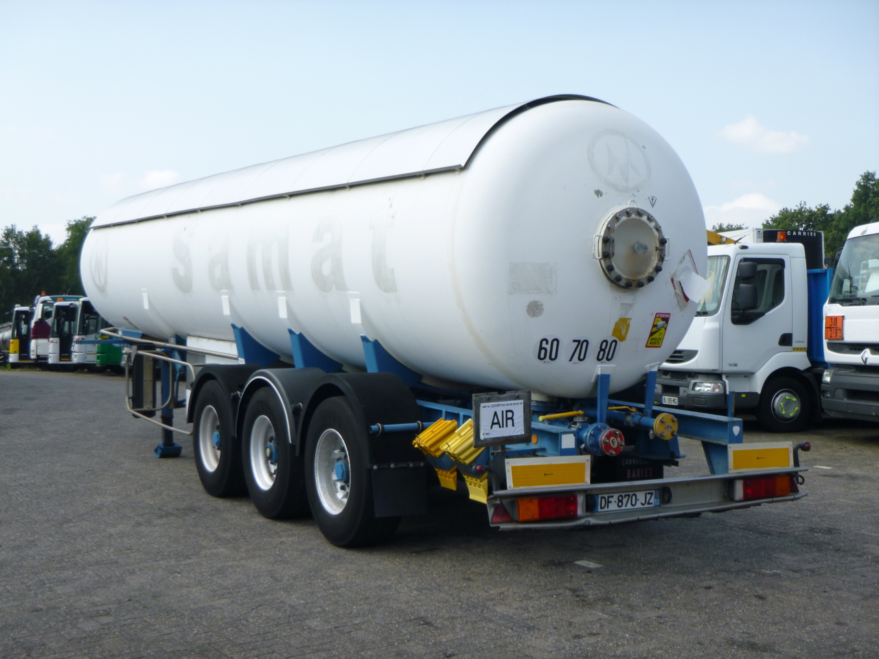Cisterna semirremolque para transporte de gas Guhur Low-pressure gas tank steel 31.5 m3 / 10 bar (methyl chloride): foto 4