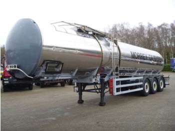 Cisterna semirremolque para transporte de combustible Heavy oil tank inox 28.2 m3 / 1 comp: foto 1