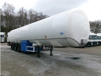 Cisterna semirremolque para transporte de gas Indox Low-pressure LNG gas tank inox 56.2 m3 / 1 comp: foto 2