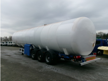 Cisterna semirremolque para transporte de gas Indox Low-pressure LNG gas tank inox 56.2 m3 / 1 comp: foto 3