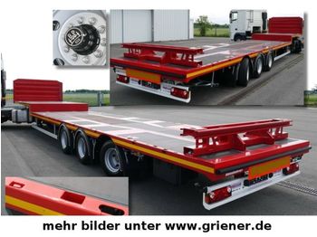 Góndola rebajadas semirremolque para transporte de equipos pesados nuevo Kässbohrer JS / PLATTFORM / BDF 20/40 fuss LENKACHSE !!!!!!: foto 1
