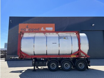 Cisterna semirremolque LAG 20FT ADR (EX/II, EX/III, FL, AT) chassis + 20FT SB Tankcontainer 30.856L with electrical heating: foto 1
