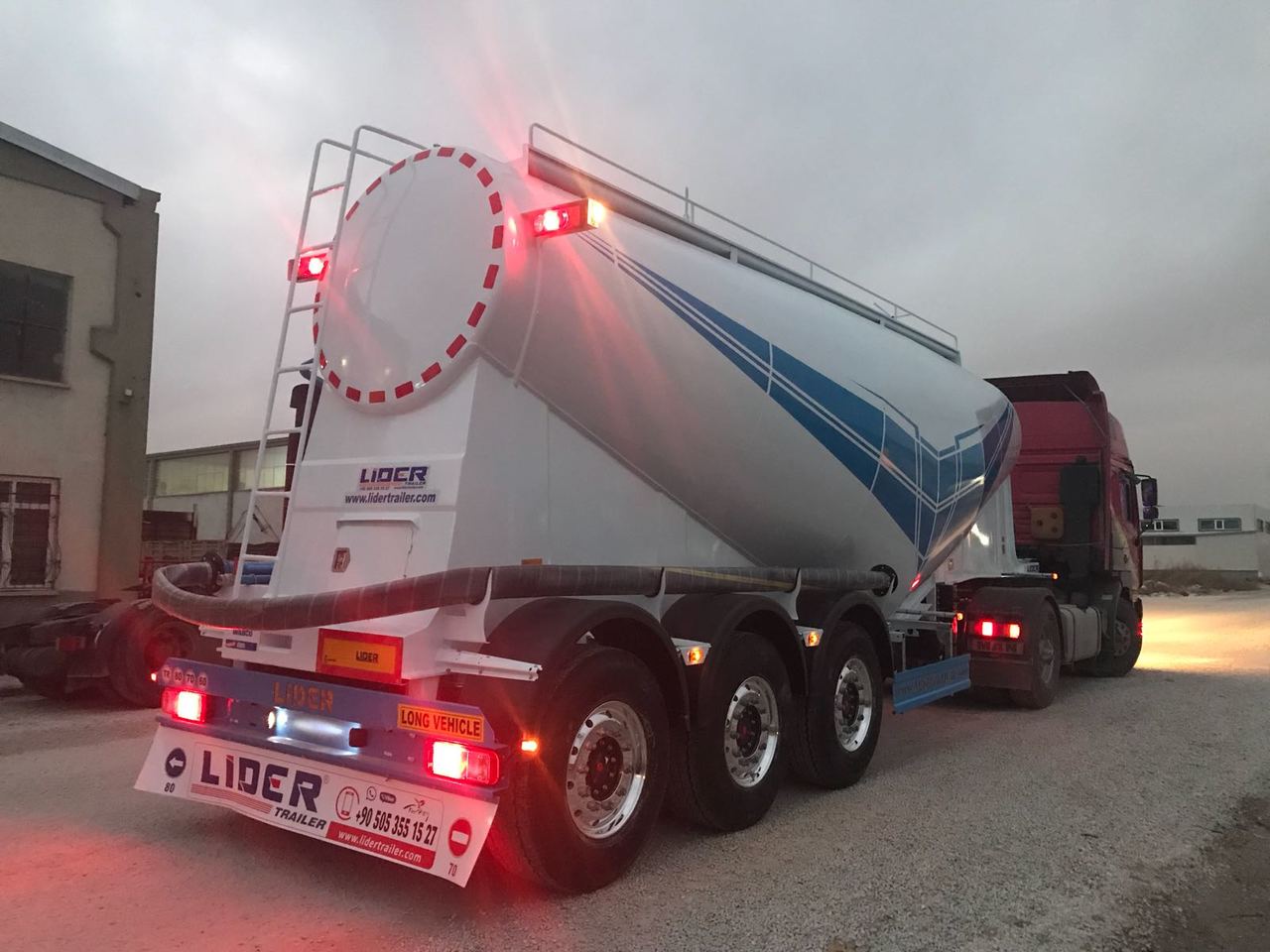 Cisterna semirremolque nuevo LIDER 2023 MODEL NEW CEMENT TANKER: foto 9