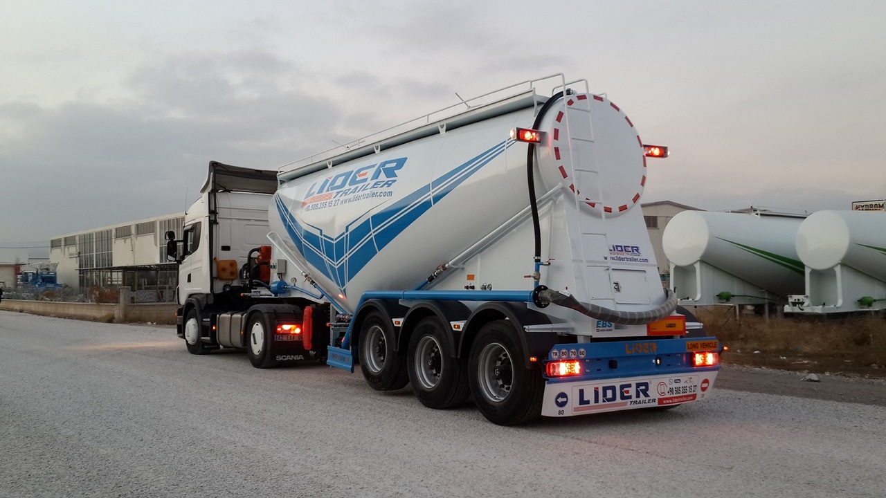 Cisterna semirremolque para transporte de cemento nuevo LIDER 2024 MODEL NEW CEMENT TANKER: foto 14