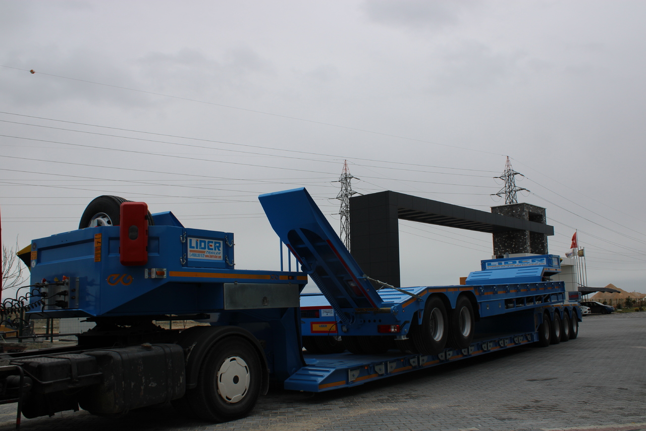 Góndola rebajadas semirremolque para transporte de equipos pesados nuevo LIDER 2024 READY IN STOCK UNUSED FRONT LOADING: foto 21