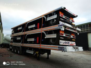 Portacontenedore/ Intercambiable semirremolque para transporte de contenedores nuevo LIDER NEW 2021 MODELS YEAR (MANUFACTURER COMPANY LIDER TRAILER [ Copy ] [ Copy ]: foto 1